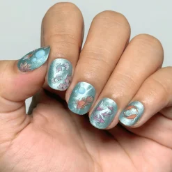 Shimmering Scales (MS-127) - Nail Art Sticker