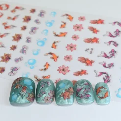 Shimmering Scales (MS-127) - Nail Art Sticker