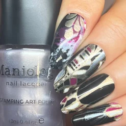 Silver Screen (B541) - Sheer Metallic Silver Stamping Polish