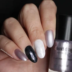 Silver Screen (B541) - Sheer Metallic Silver Stamping Polish