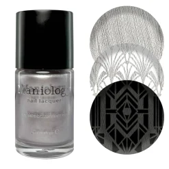 Silver Screen (B541) - Sheer Metallic Silver Stamping Polish