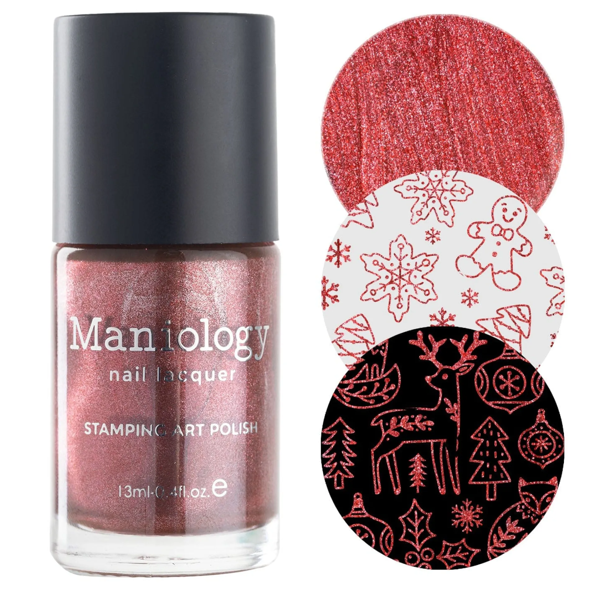 Sleigh Day: 3-Piece Metallic Stamping Polish Set