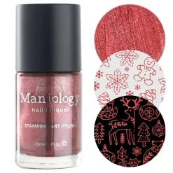 Sleigh Day: Rudolph (B496) - Red Metallic Stamping Polish