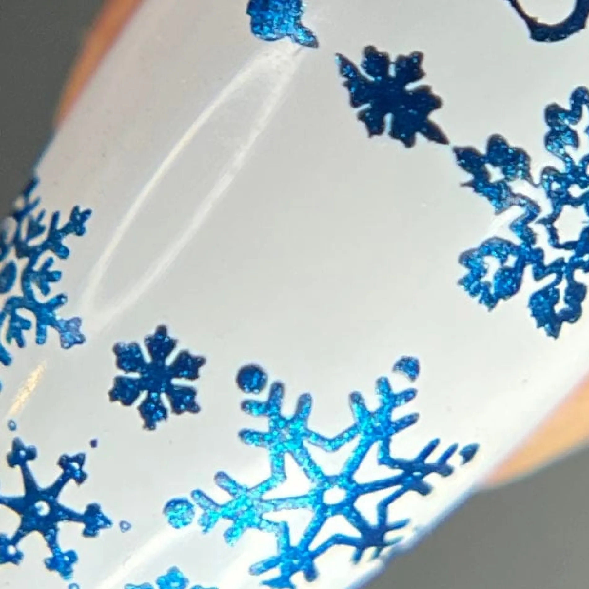 Sleigh Day: Twinkle Toes (B497) - Blue Metallic Stamping Polish