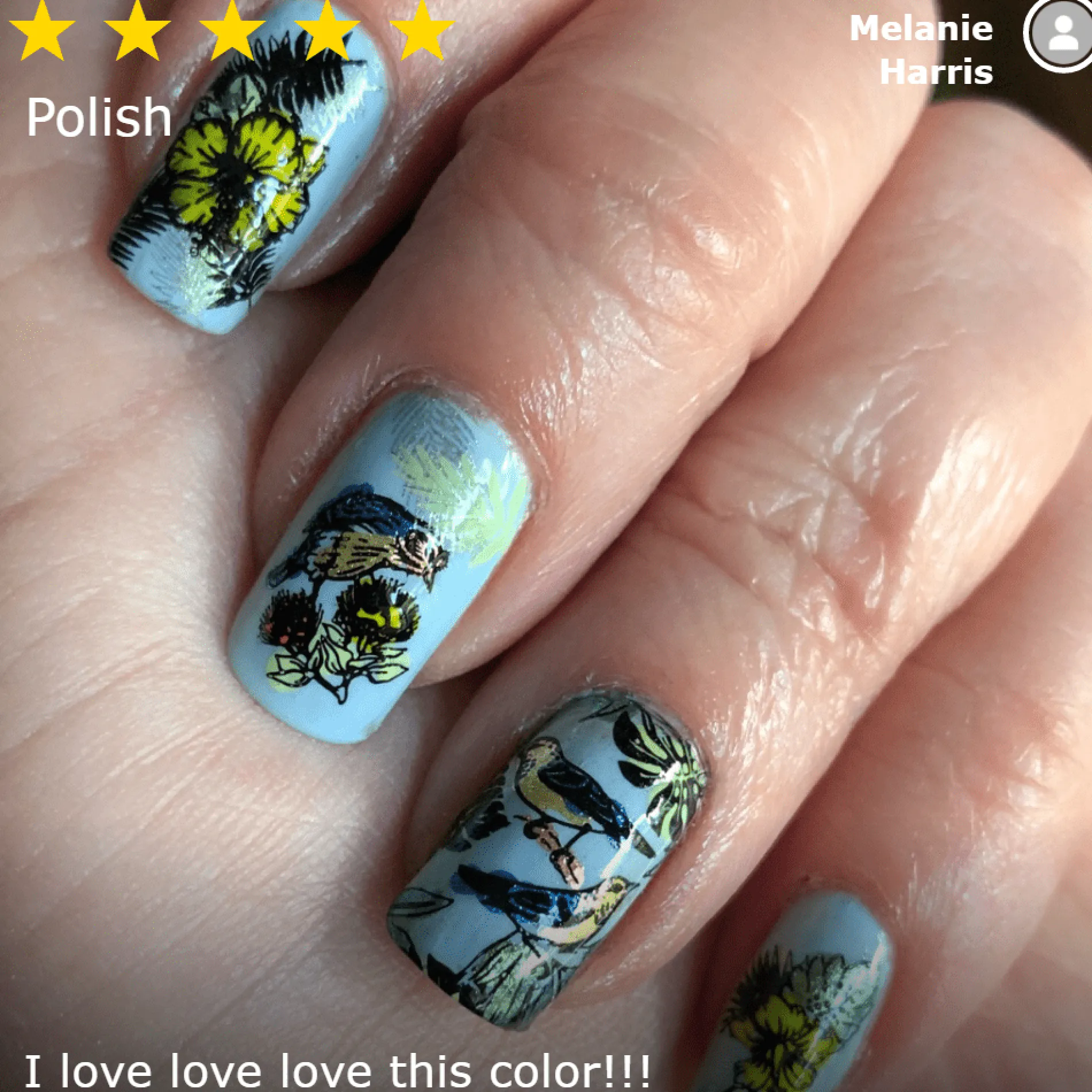 Snowflake Waltz Collection: Doll Dance (B226) - Light Blue Cream Stamping Polish
