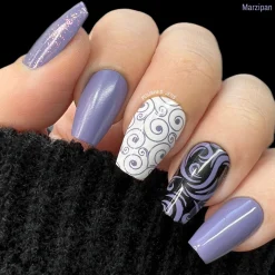 Snowflake Waltz Collection: Marzipan (B228) - Mauve Creme Stamping Polish