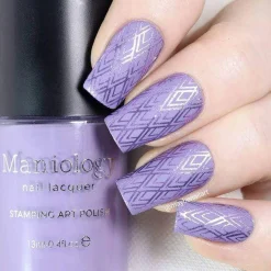 Snowflake Waltz Collection: Marzipan (B228) - Mauve Creme Stamping Polish