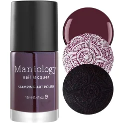 Snowflake Waltz Collection: Toy Soldier (B227) - Dark Plum Stamping Polish