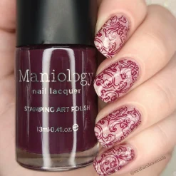 Snowflake Waltz Collection: Toy Soldier (B227) - Dark Plum Stamping Polish