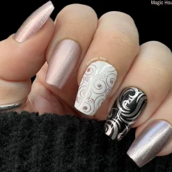 Snowflake Waltz: 6-Piece Stamping Art Polish Set