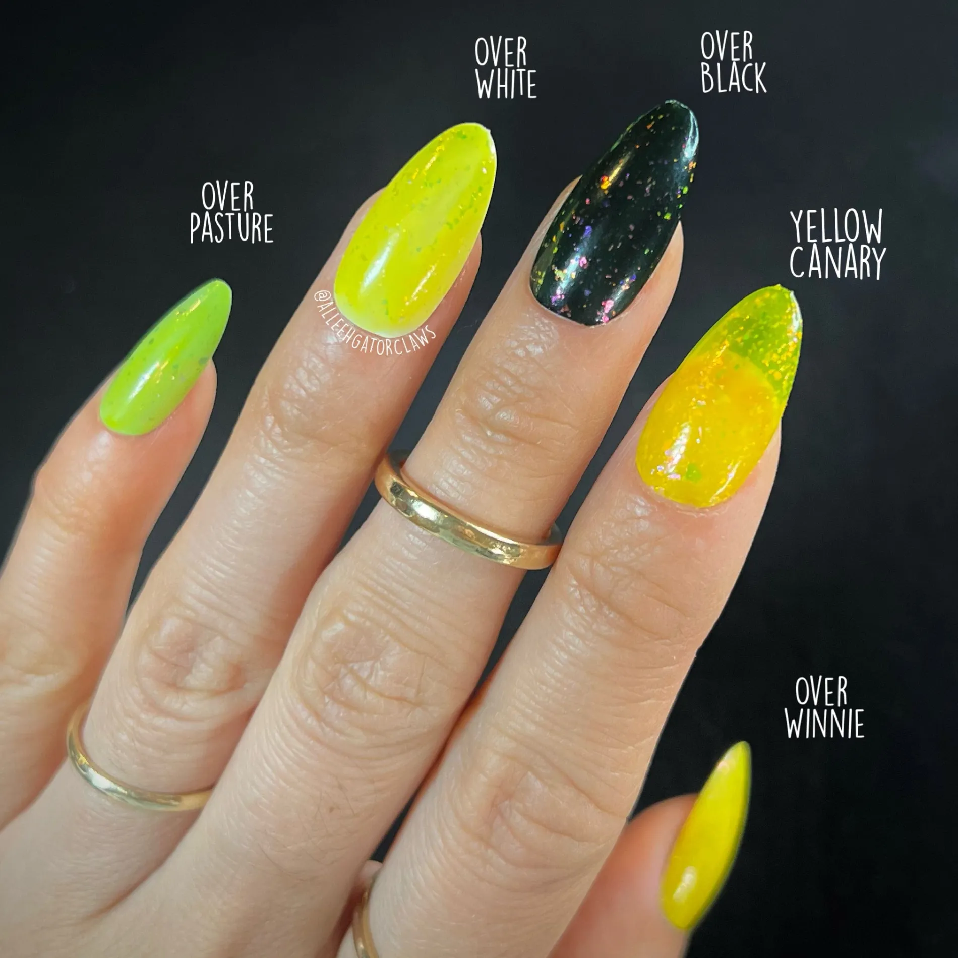 Songbird: 3-Piece Jelly Flakies Topper Nail Polish Set