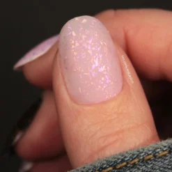 Songbird: Violet Starling (P143) - Purple Jelly Flakies Topper Nail Polish
