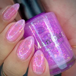 Songbird: Violet Starling (P143) - Purple Jelly Flakies Topper Nail Polish