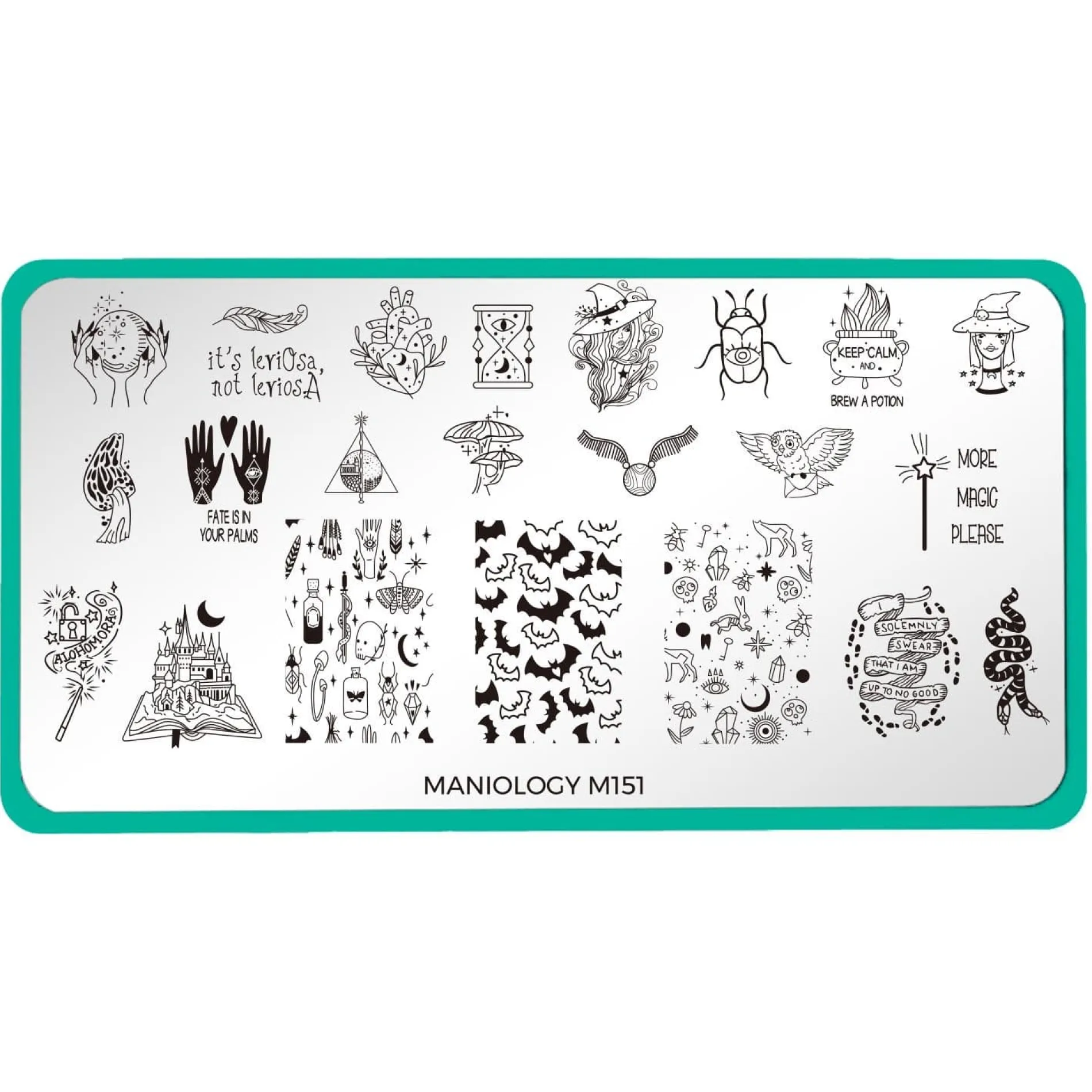 Sorcery & Spells: Set of 4 Nail Stamping Plates