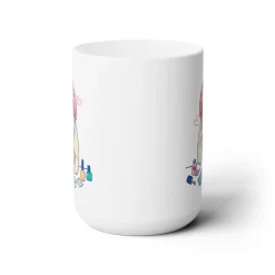 Spa Kitty Ceramic Coffee Mug 15oz