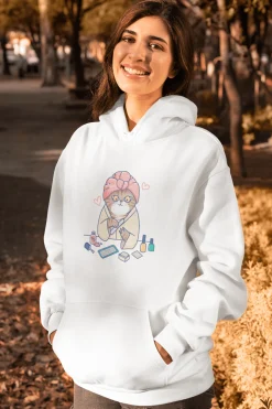 Spa Kitty - Heavy Blend Hoodie Sweatshirt