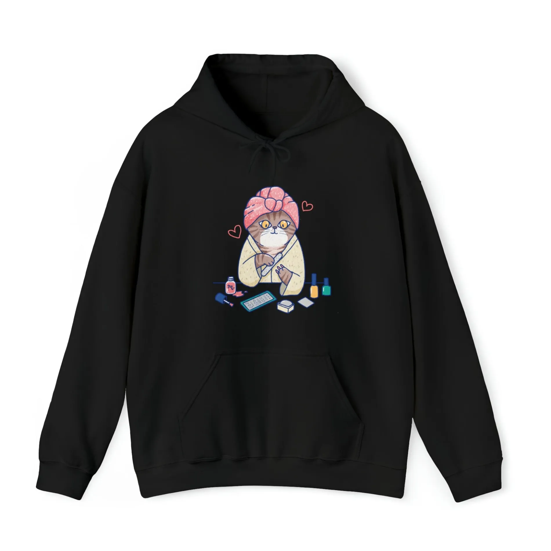 Spa Kitty - Heavy Blend Hoodie Sweatshirt