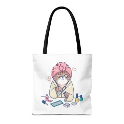 Spa Kitty Tote Bag