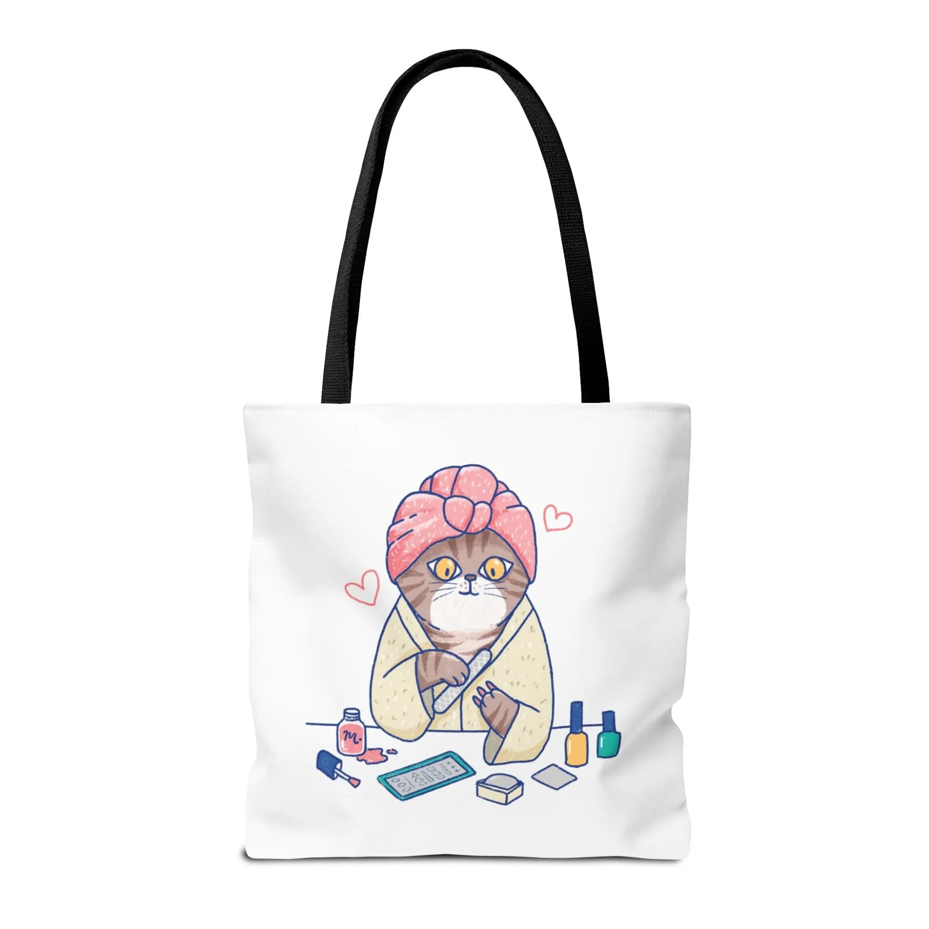 Spa Kitty Tote Bag