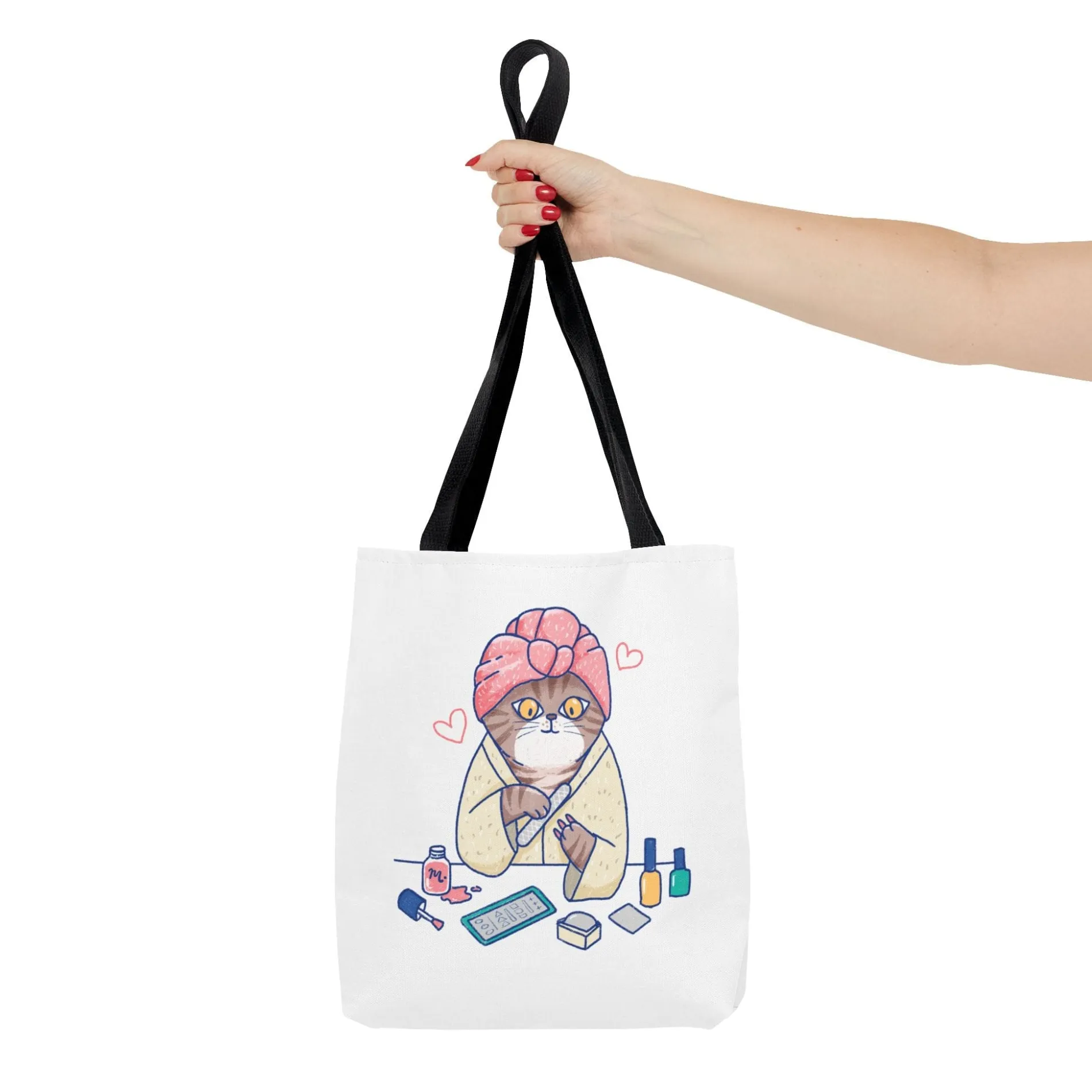 Spa Kitty Tote Bag