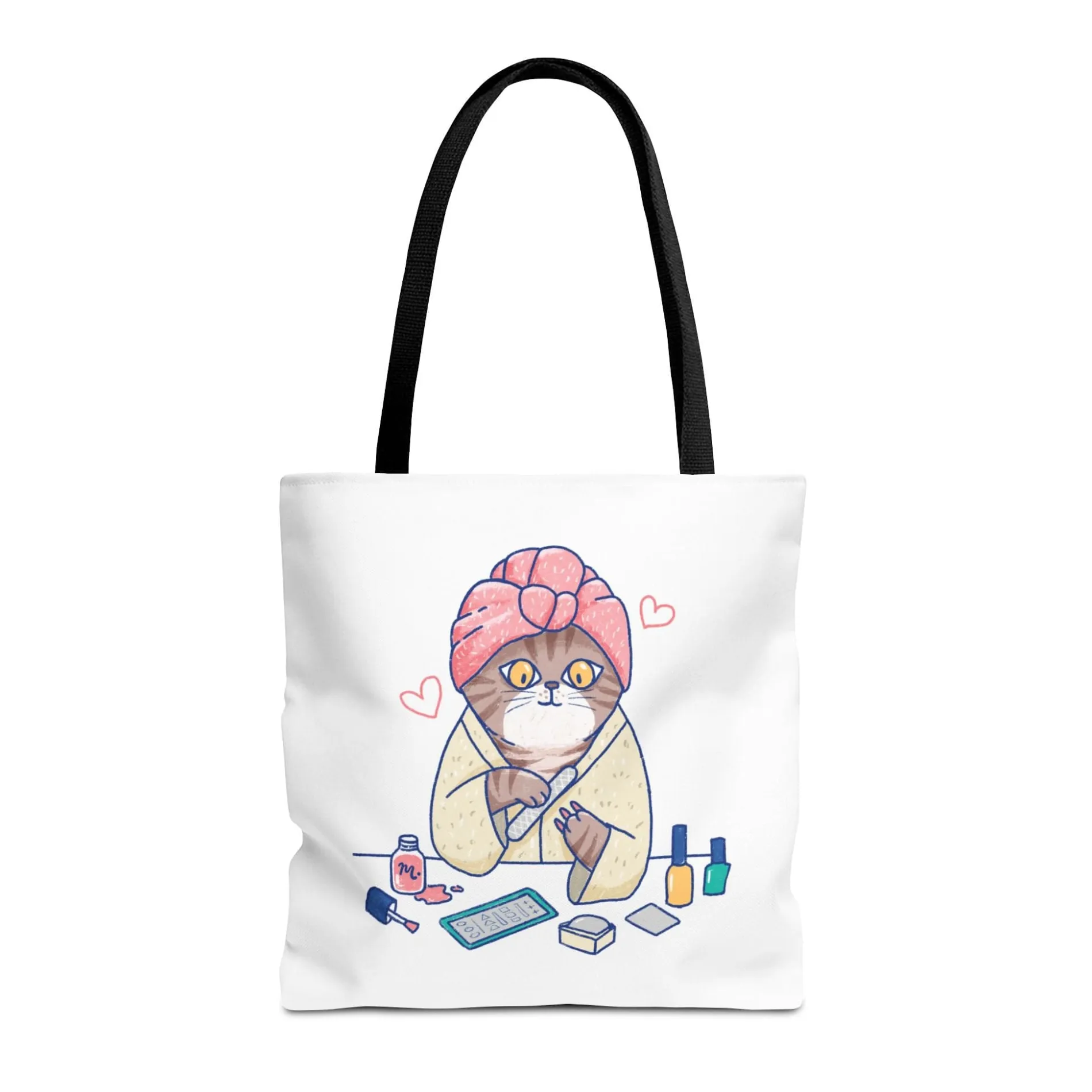Spa Kitty Tote Bag