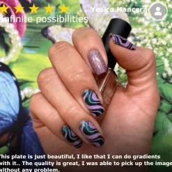 Special FX: Making Waves (m285) - Nail Stamping Plate