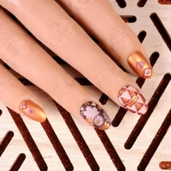 Spiced Orange (B248) - Metallic Copper Orange Stamping Polish