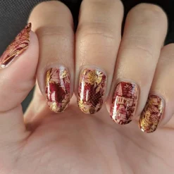 Spiced Orange (B248) - Metallic Copper Orange Stamping Polish