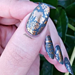 Spiced Orange (B248) - Metallic Copper Orange Stamping Polish