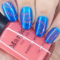 Splash (B432) - Pearl Blue Stamping Polish
