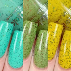 Spring Sonata: 3-Piece Creamy Flakies Nail Polish Set