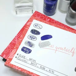 Spring Sticky Stamper Station: Nail Art Planner & Stamp Cleaner - 50 Sheets