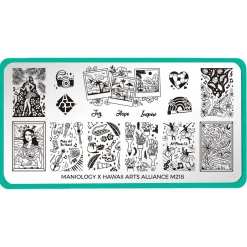 Stamp For A Cause: Hawaii Arts Alliance (M218) - Nail Stamping Plate