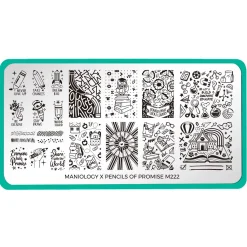 Stamp For A Cause: Pencils of Promise (M222) - Nail Stamping Plate