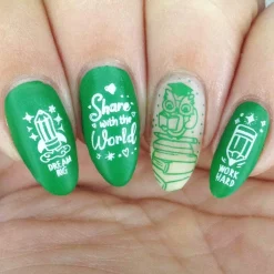 Stamp For A Cause: Pencils of Promise (M222) - Nail Stamping Plate