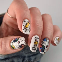 Stamp For A Cause: Pencils of Promise (M222) - Nail Stamping Plate