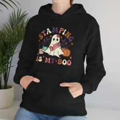 Stamping is my BOO - Heavy Blend Hoodie Sweatshirt