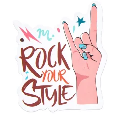 Stamping Maniology - 6pc Vinyl Branded Stickers Set - Creativity Sparks