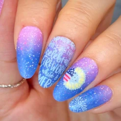 Star Spangled (M503) - Nail Stamping Plate