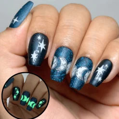 Star Struck (MS-112) - Glow In The Dark Nail Art Sticker