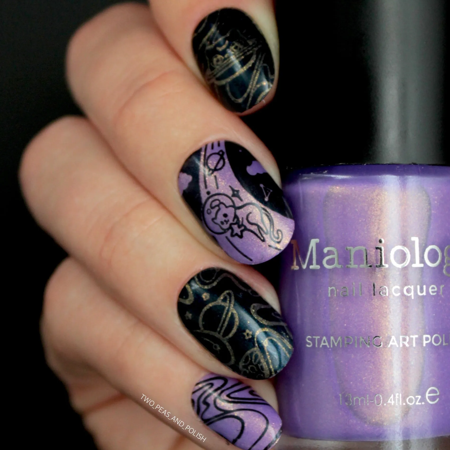 Stellar (B434) - Duochrome Purple Stamping Polish