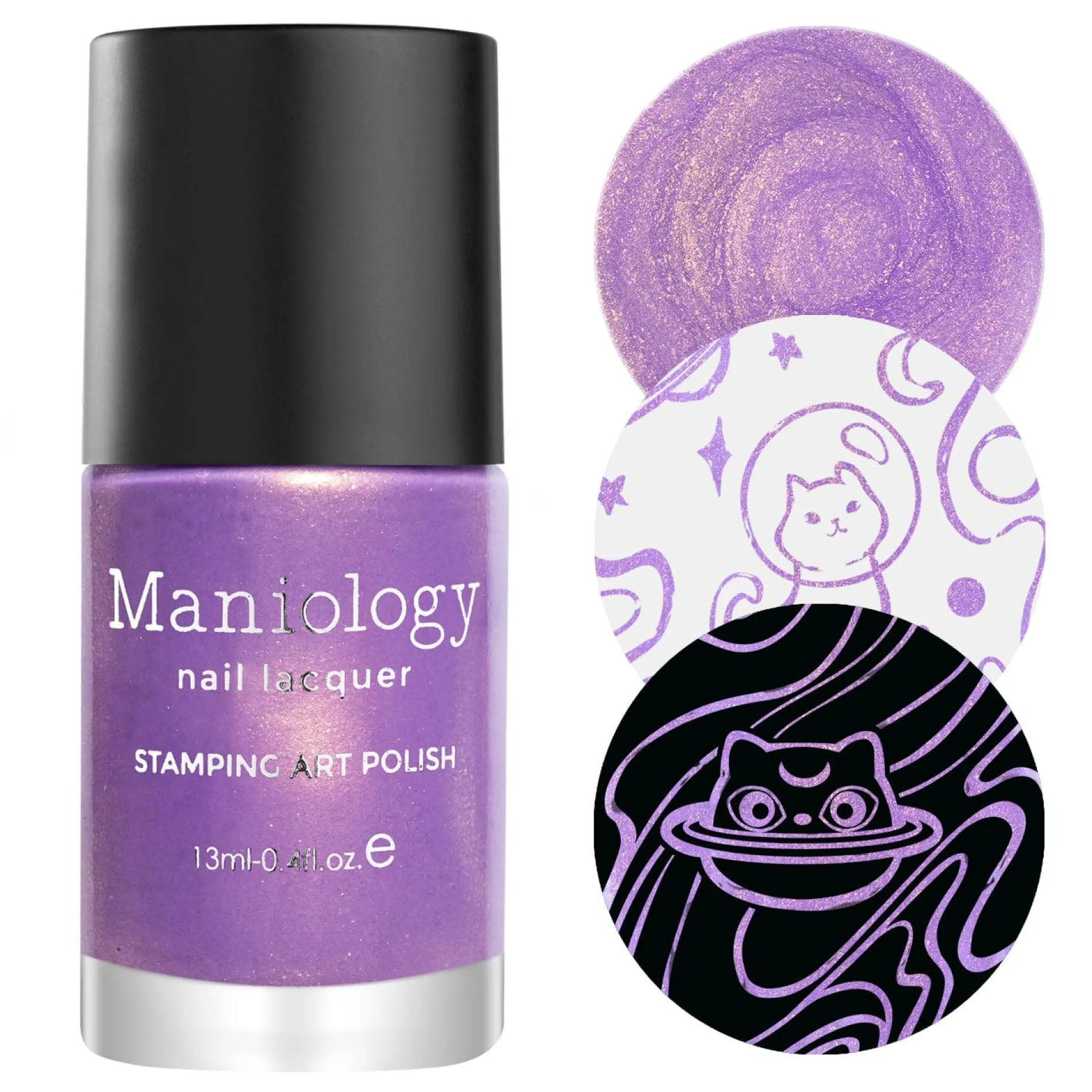 Stellar (B434) - Duochrome Purple Stamping Polish