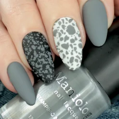 Storm Cloud (B185) - Dark Gray Stamping Polish