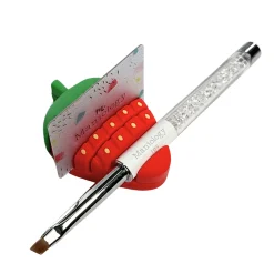 Strawberry Scraper Card and Nail Art Pen Holder