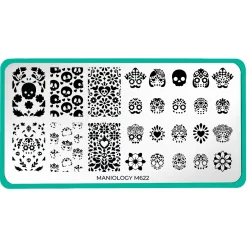 Sugar Skulls (M622) - Nail Stamping Plate