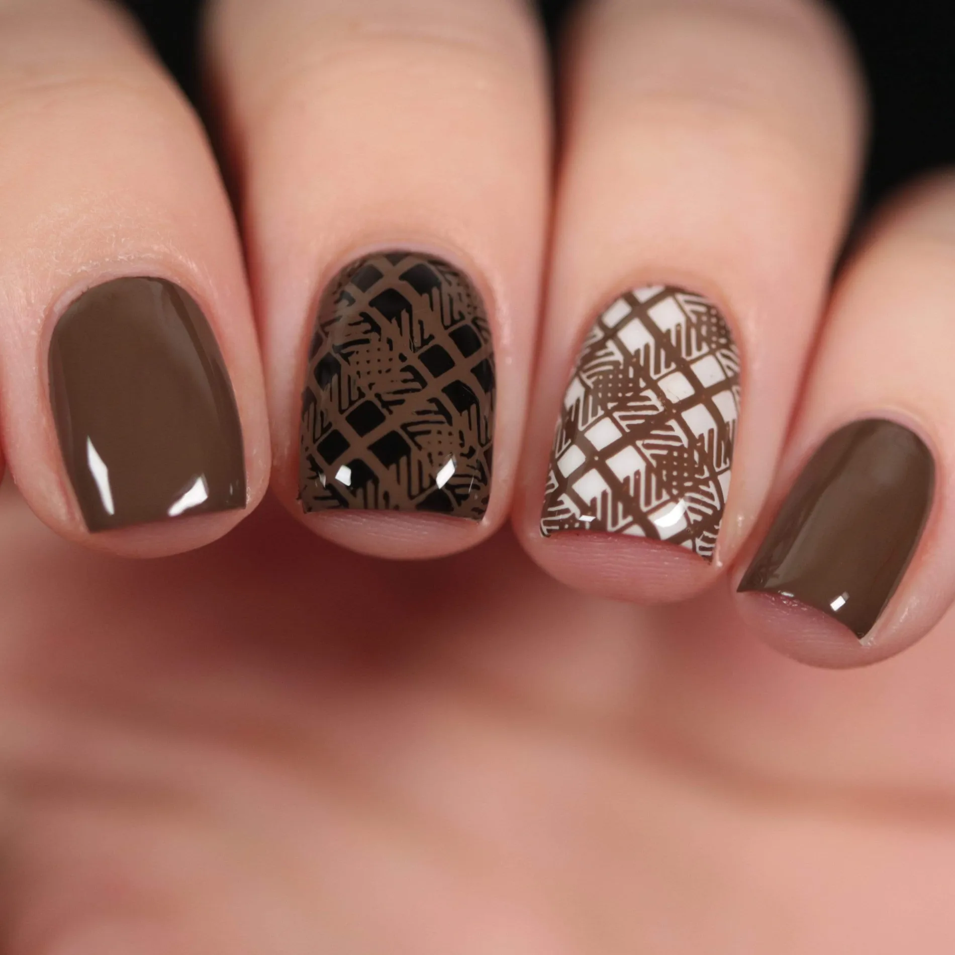Sugar + Spice: Cocoa (B351) - Chocolate Brown Stamping Polish
