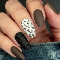 Sugar + Spice: Cocoa (B351) - Chocolate Brown Stamping Polish