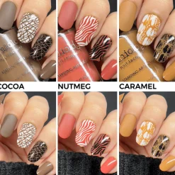 Sugar + Spice: 3-Piece Cream Stamping Art Polish Set