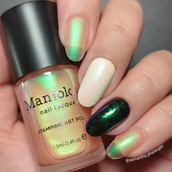 Sunrays: 3-Piece Aurora Duochrome Stamping Polish Set