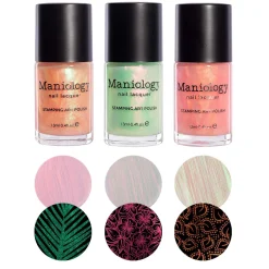 Sunrays: 3-Piece Aurora Duochrome Stamping Polish Set